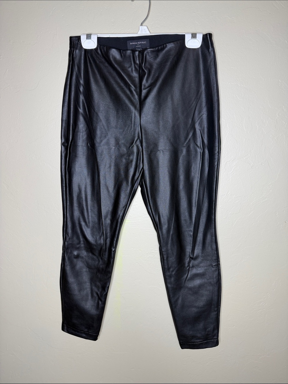 Banana Republic Women's Black Faux Leather Leggings